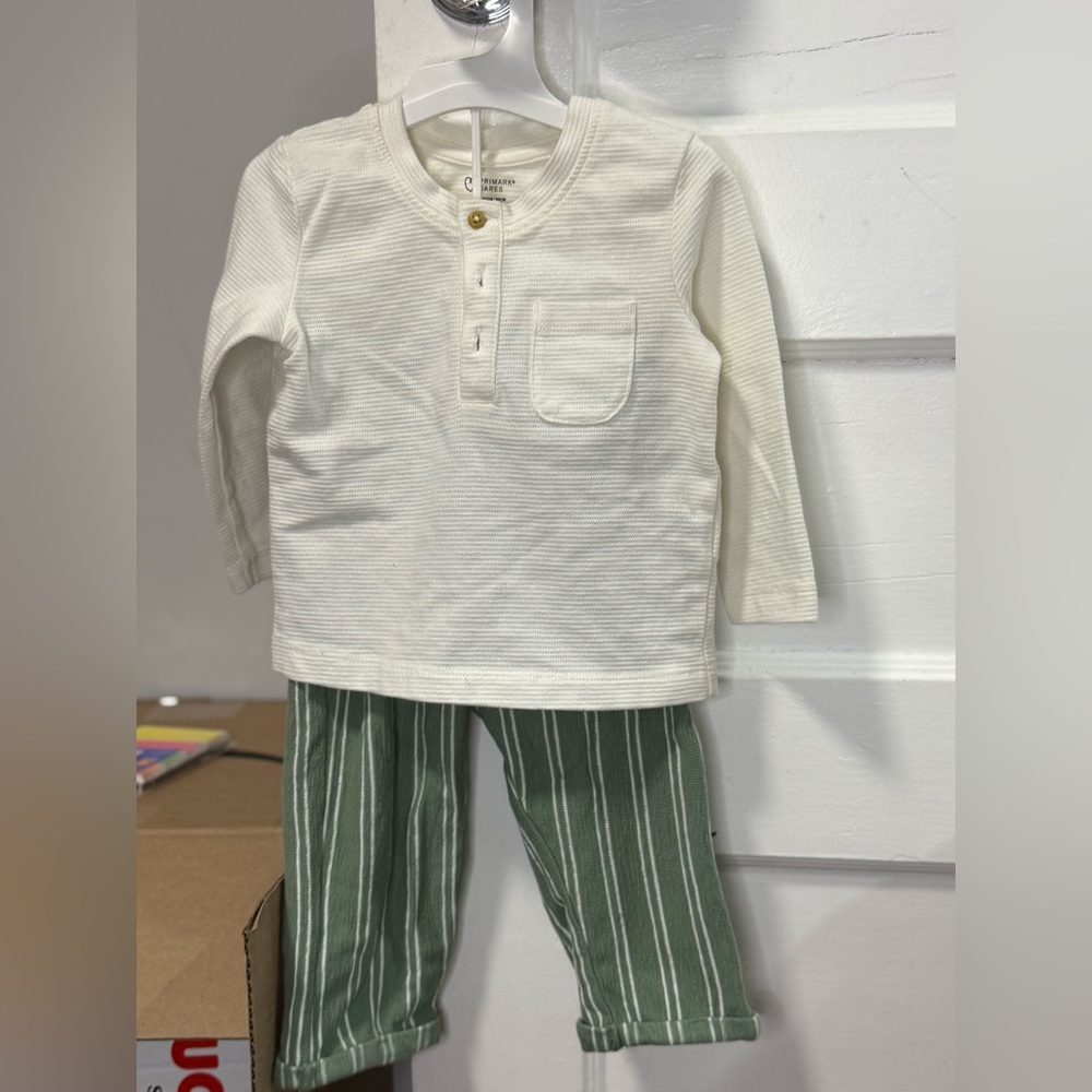 Primark Cream Buttoned Top